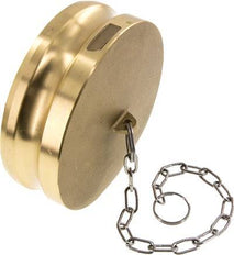 Camlock DN 120 (5'') Brass Coupling Plug Type DP MIL-C-27487