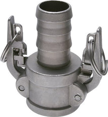 Camlock DN 140 (6'') Stainless Steel Safety Coupling Hose Pillar (150 mm) Type C MIL-C-27487