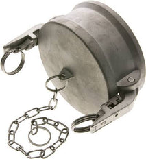 Camlock DN 90 (4'') Stainless Steel Safety Coupling End Cap Type DC MIL-C-27487