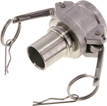 Camlock DN 32 (1 1/4'') Stainless Steel Coupling Hose Pillar (32 mm) Type C EN 14420-7 (DIN 2828)