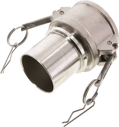 Camlock DN 60 (2 1/2'') Stainless Steel Coupling Hose Pillar (63 mm) Type C EN 14420-7 (DIN 2828)