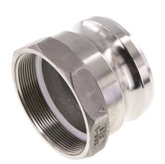 Camlock DN 75 (3'') Stainless Steel Coupling G 3'' Female Thread Type A EN 14420-7 (DIN 2828)