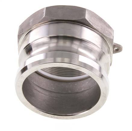 Camlock DN 75 (3'') Stainless Steel Coupling G 3'' Female Thread Type A EN 14420-7 (DIN 2828)