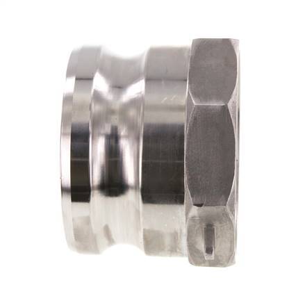 Camlock DN 75 (3'') Stainless Steel Coupling G 3'' Female Thread Type A EN 14420-7 (DIN 2828)