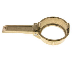 DN 50 Brass Tank Truck (TW) Clamping Ring with Lever (M-Type)