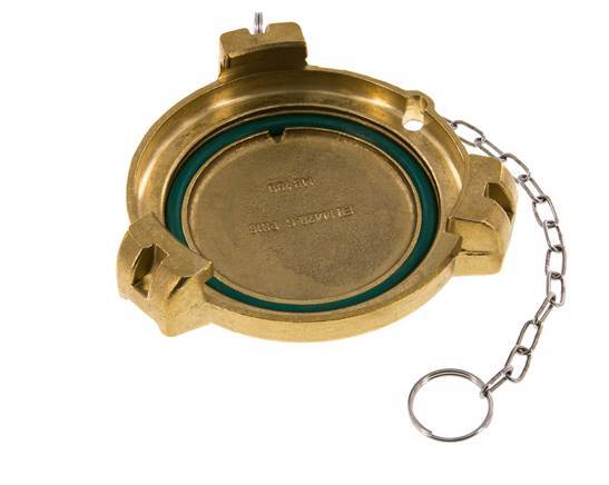 DN 100 Brass Tank Truck (TW) Cap MB Type