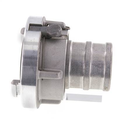 52-C (66 mm) Forged Aluminum Storz Coupling 52 mm Hose Pillar Rotatable with Lock