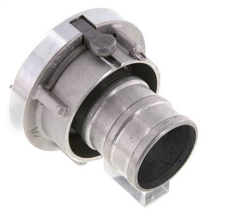 52-C (66 mm) Forged Aluminum Storz Coupling 52 mm Hose Pillar Rotatable with Lock