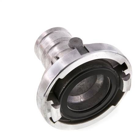 65 (81 mm) Forged Aluminum Storz Coupling 52 mm Hose Pillar Rotatable with Lock