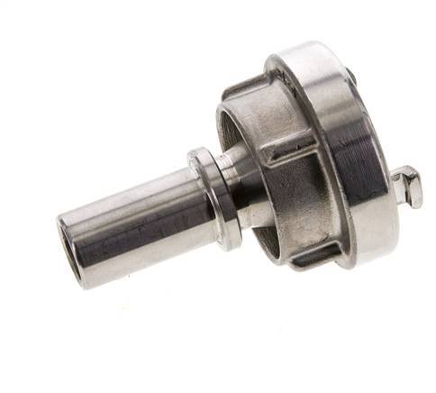 25-D (31 mm) Stainless Steel Storz Coupling 19 mm Hose Pillar Rotatable for Safety Clamp Connection