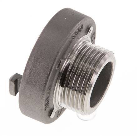 25-D (31 mm) Stainless Steel Storz Coupling G 1'' Male Thread