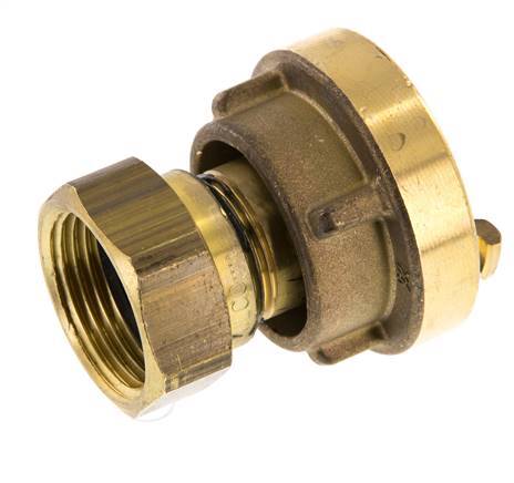 25-D (31 mm) Brass Storz Coupling G 1'' Female Thread Rotatable