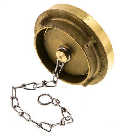 65 (81 mm) Brass Cap for Storz Coupling