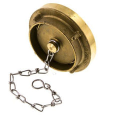 65 (81 mm) Brass Cap for Storz Coupling