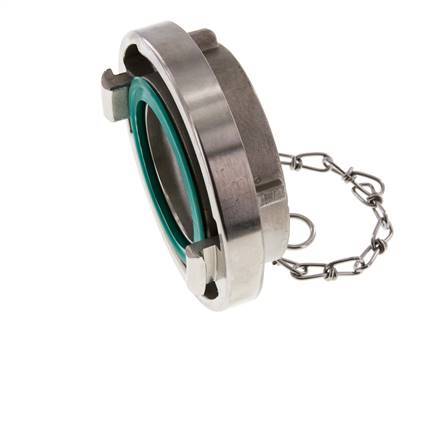 75-B (89 mm) Stainless Steel Cap for Storz Coupling