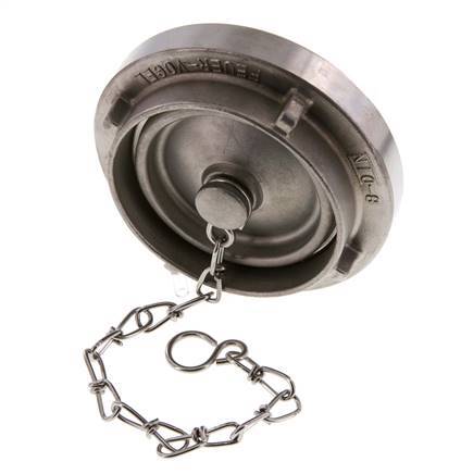 75-B (89 mm) Stainless Steel Cap for Storz Coupling