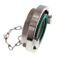 75-B (89 mm) Stainless Steel Cap for Storz Coupling