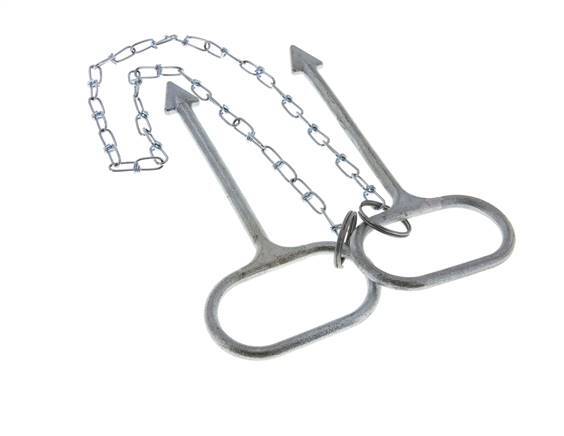 Manhole Hook Opener With Chain