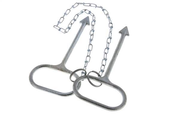 Manhole Hook Opener With Chain
