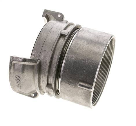 Guillemin DN 100 Aluminium Coupling G 4'' Female Threads With Lock
