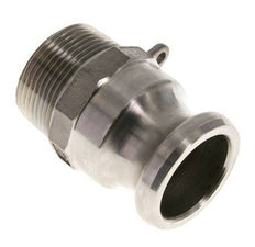 Camlock DN 32 (1 1/4'') Stainless Steel Coupling 1 1/4'' Male NPT Thread Type F MIL-C-27487