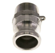 Camlock DN 32 (1 1/4'') Stainless Steel Coupling 1 1/4'' Male NPT Thread Type F MIL-C-27487