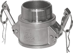 Camlock DN 140 (6'') Stainless Steel Coupling 6'' Male NPT Thread Type B MIL-C-27487