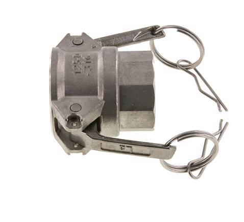 Camlock DN 32 (1 1/4'') Stainless Steel Coupling 1 1/4'' Female NPT Thread Type D MIL-C-27487