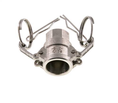 Camlock DN 15 (1/2'') Stainless Steel Coupling 1/2'' Female NPT Thread Type D MIL-C-27487