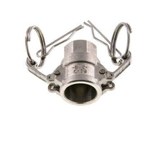 Camlock DN 15 (1/2'') Stainless Steel Coupling 1/2'' Female NPT Thread Type D MIL-C-27487