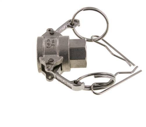 Camlock DN 15 (1/2'') Stainless Steel Coupling 1/2'' Female NPT Thread Type D MIL-C-27487
