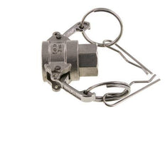 Camlock DN 15 (1/2'') Stainless Steel Coupling 1/2'' Female NPT Thread Type D MIL-C-27487