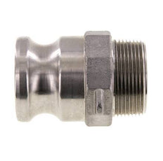 Camlock DN 40 (1 1/2'') Stainless Steel Coupling 1 1/2'' Male NPT Thread Type F MIL-C-27487