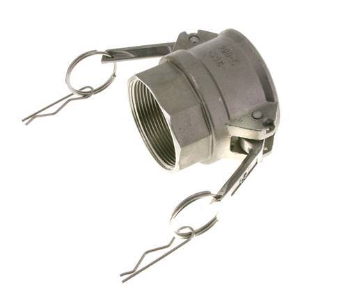 Camlock DN 50 (2'') Stainless Steel Coupling 2'' Female NPT Thread Type D MIL-C-27487