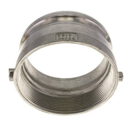 Camlock DN 120 (5'') Stainless Steel Coupling 5'' Female NPT Thread Type A MIL-C-27487