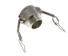 Camlock DN 40 (1 1/2'') Stainless Steel Coupling 1 1/2'' Male NPT Thread Type B MIL-C-27487