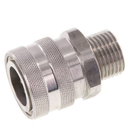 Stainless Steel DN 12 Coupling For Spray Gun Socket G 1/2 inch Female Threads