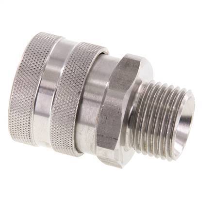Stainless Steel DN 12 Coupling For Spray Gun Socket G 1/2 inch Female Threads
