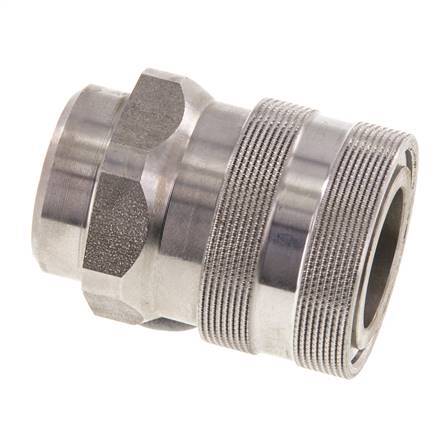 Stainless Steel DN 12 Coupling For Spray Gun Socket G 1/2 inch Male Threads