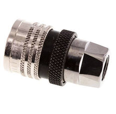 Brass DN 10 Coupling For Washing Machine Socket G 3/8 inch Male Threads Double Shut-Off