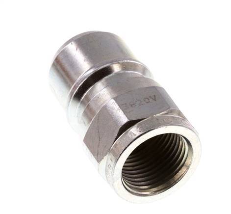 Steel DN 10 Coupling For Washing Machine Plug G 3/8 inch Male Threads Double Shut-Off