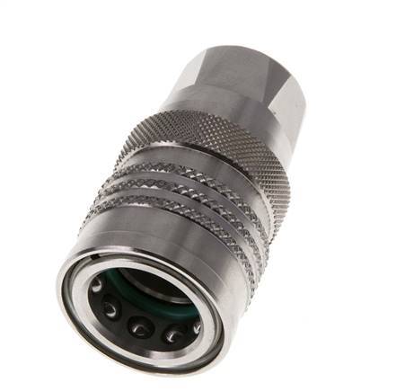 Stainless Steel DN 10 Coupling For Washing Machine Socket G 3/8 inch Male Threads Double Shut-Off