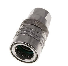 Stainless Steel DN 10 Coupling For Washing Machine Socket G 3/8 inch Male Threads Double Shut-Off