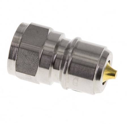 Stainless Steel DN 10 Coupling For Washing Machine Plug G 3/8 inch Male Threads Double Shut-Off