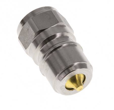 Stainless Steel DN 10 Coupling For Washing Machine Plug G 3/8 inch Male Threads Double Shut-Off