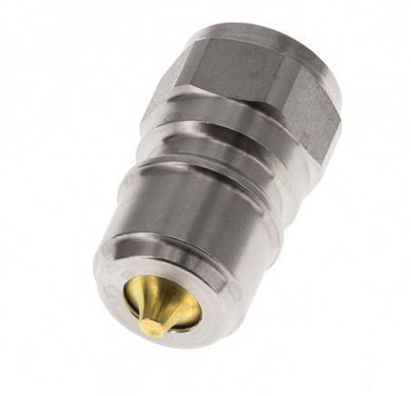 Stainless Steel DN 10 Coupling For Washing Machine Plug G 3/8 inch Male Threads Double Shut-Off