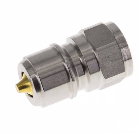 Stainless Steel DN 10 Coupling For Washing Machine Plug G 3/8 inch Male Threads Double Shut-Off
