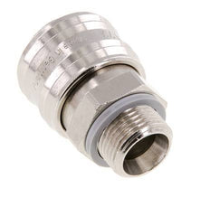 Nickel-plated Brass DN 7.2 (Euro) Air Coupling Socket G 3/8 inch Male FKM
