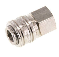 Nickel-plated Brass DN 7.2 (Euro) Air Coupling Socket G 1/2 inch Female FKM