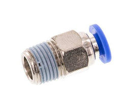 4mm x R1/8'' Push-in Fitting with Male Threads Brass/PA 66 NBR [5 Pieces]